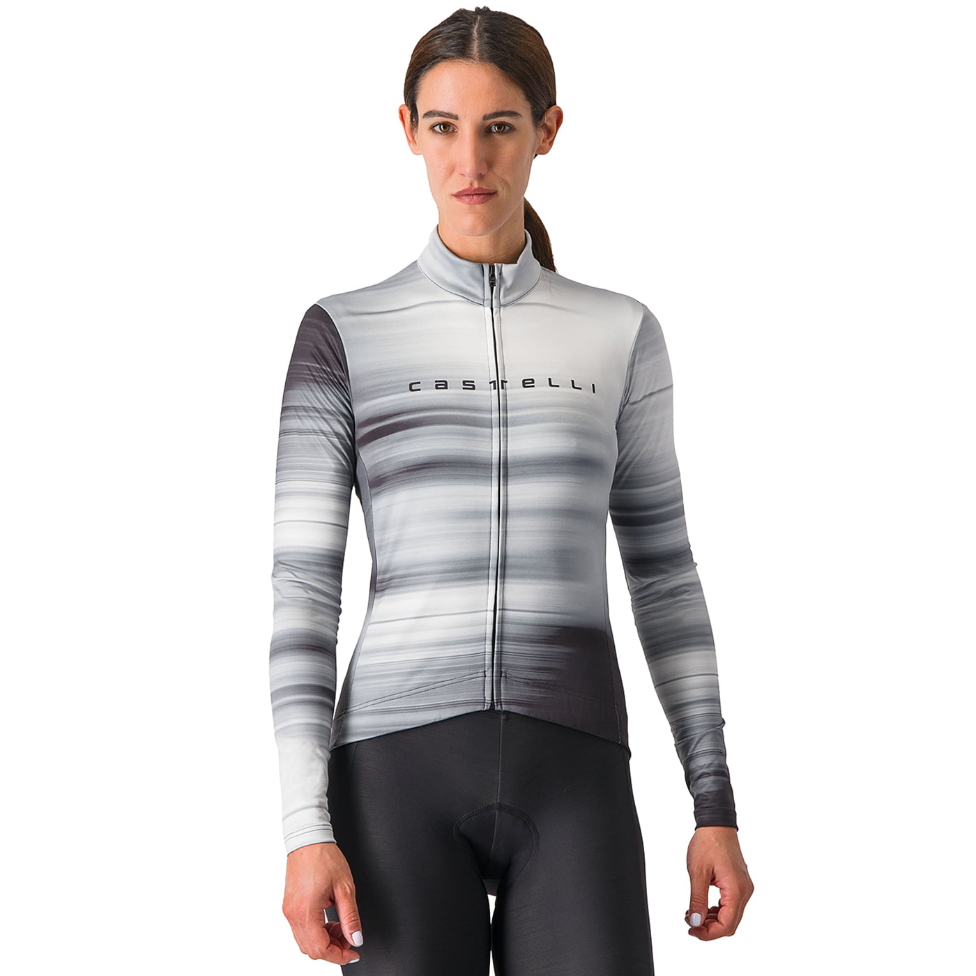 Castelli Dames Lange Mouw Jersey Phase damesfietsshirt met lange mouwen
