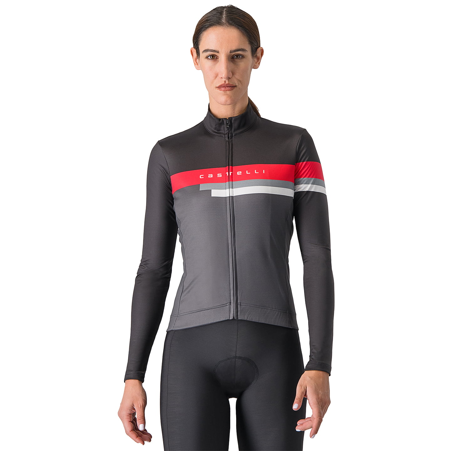 Castelli Dames Lange Mouw Jersey Tornare damesfietsshirt met lange mouwen