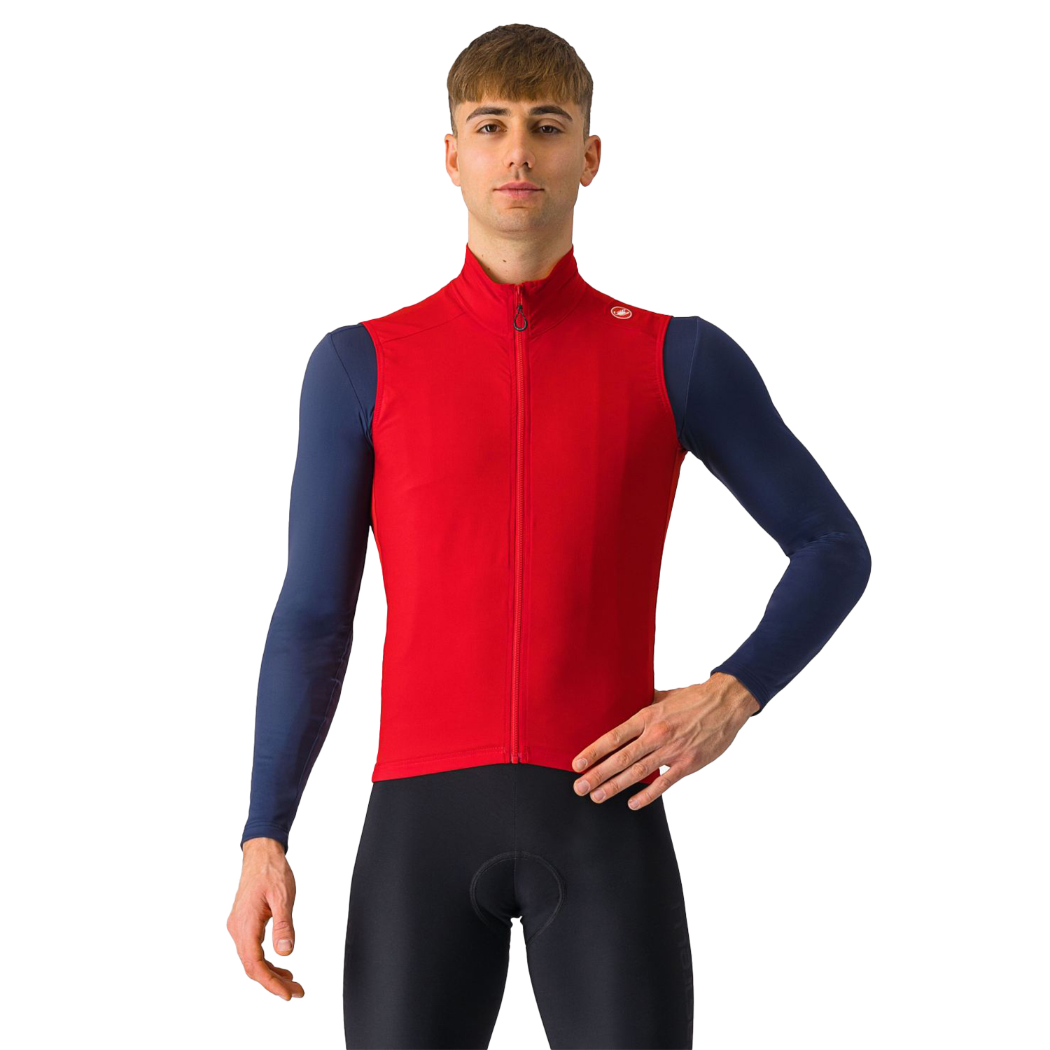 Castelli Espresso vest mouwloos rich red heren