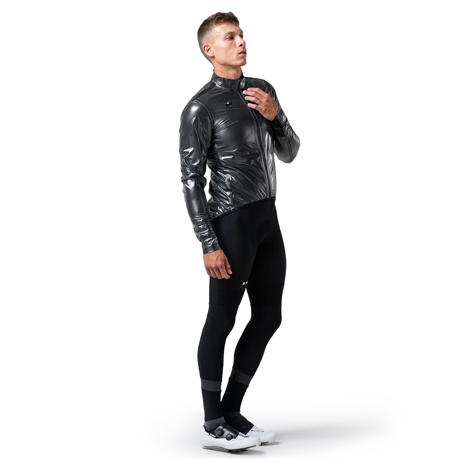Gobik Pluvia 2.0 True Black waterdichte fietsjas heren