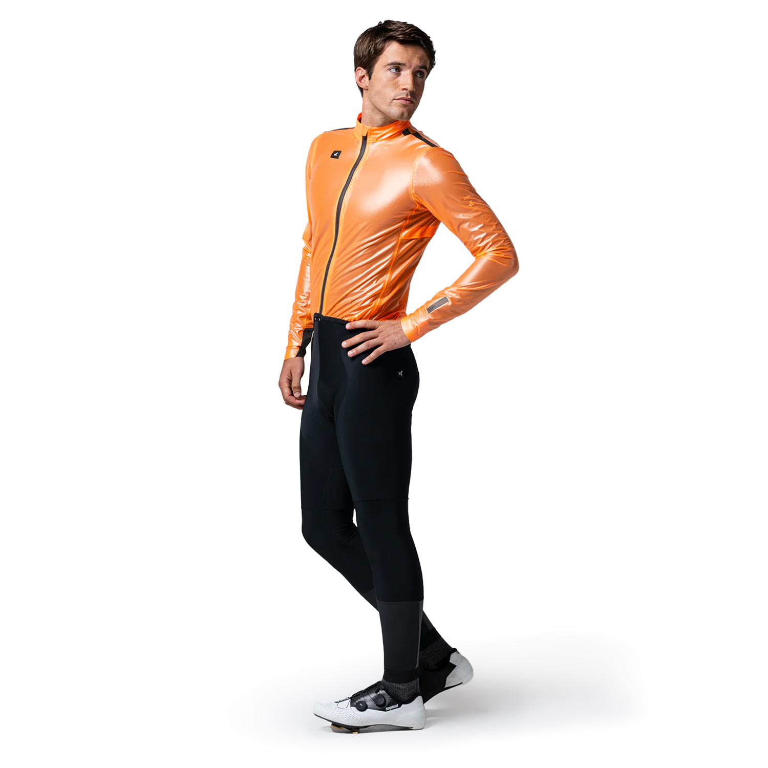 Gobik Pluvia 2.0 Blazing Orange waterdichte fietsjas heren