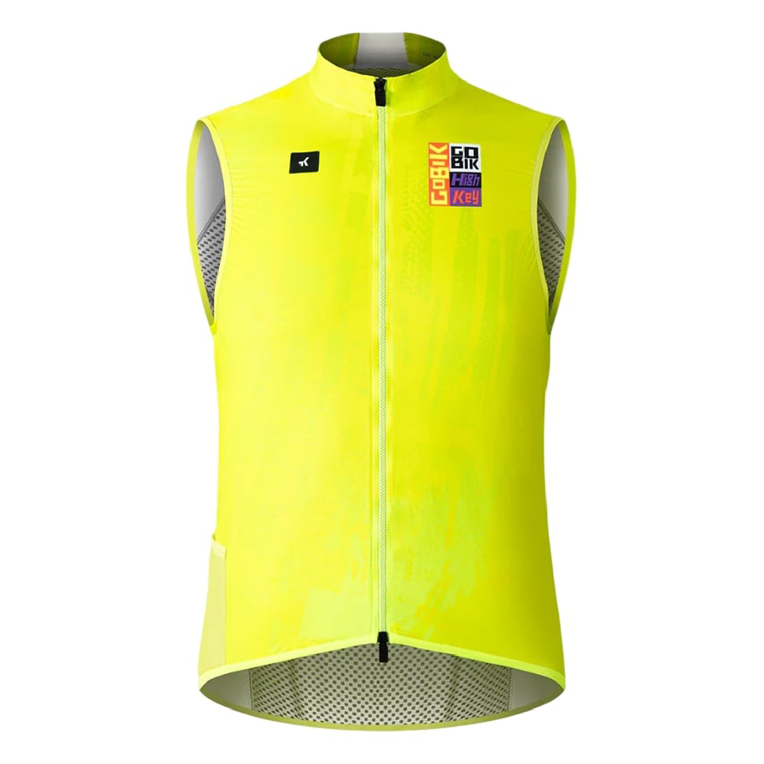 Gobik Plus 2.0 fietsvest mouwloos liquid lime heren