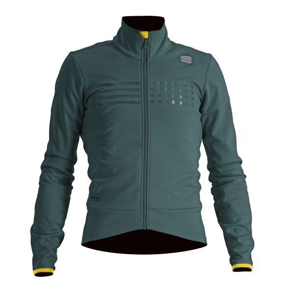 Sportful Tempo fietsjas lange mouw groen heren