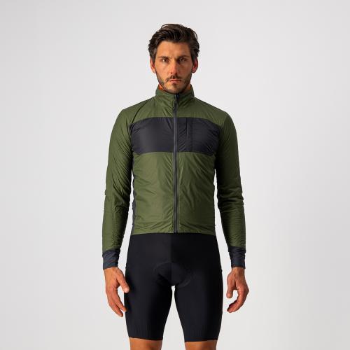 Castelli Unlimited Puffy lange mouw fietsjack groen heren