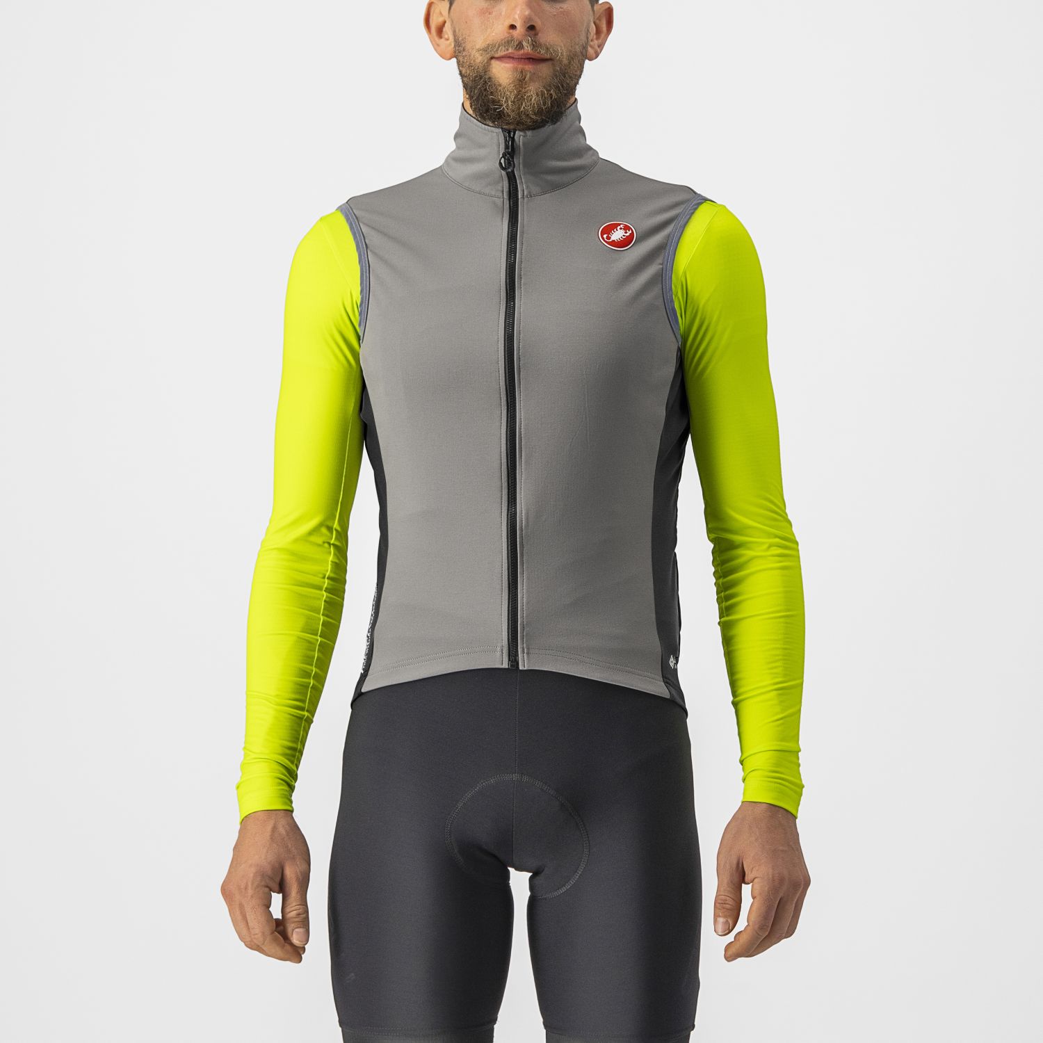 Castelli Perfetto RoS 2 mouwloos fietsvest grijs heren
