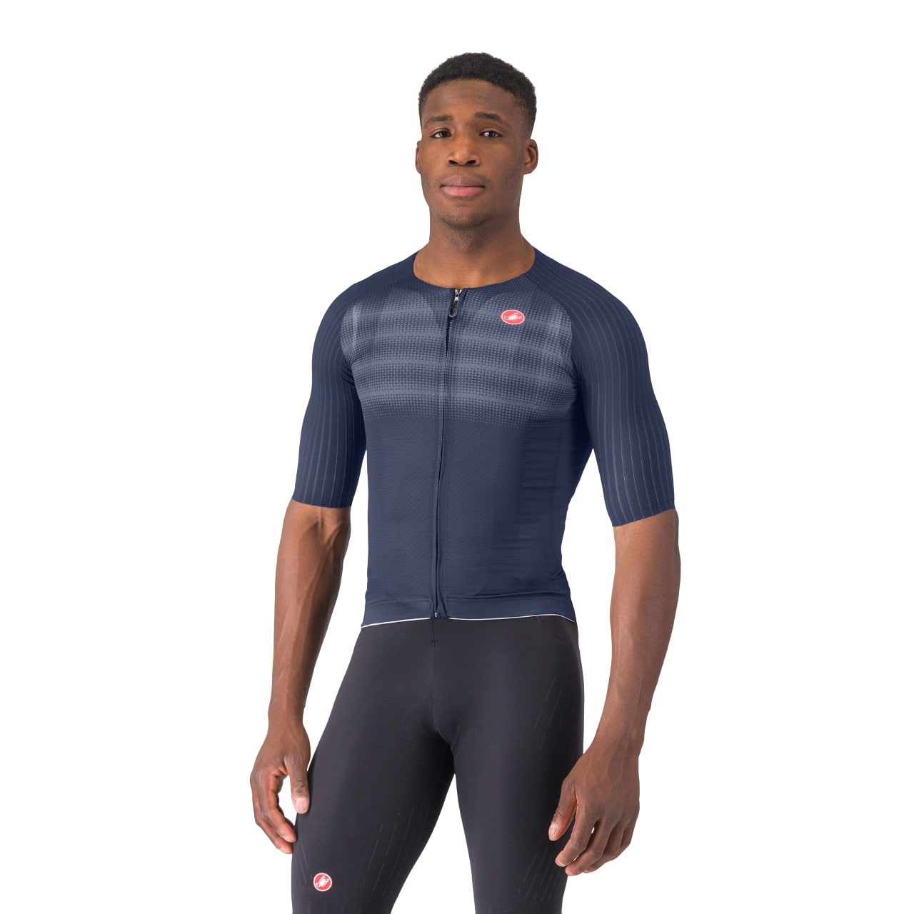 Castelli aero race 8s jersey blauw heren