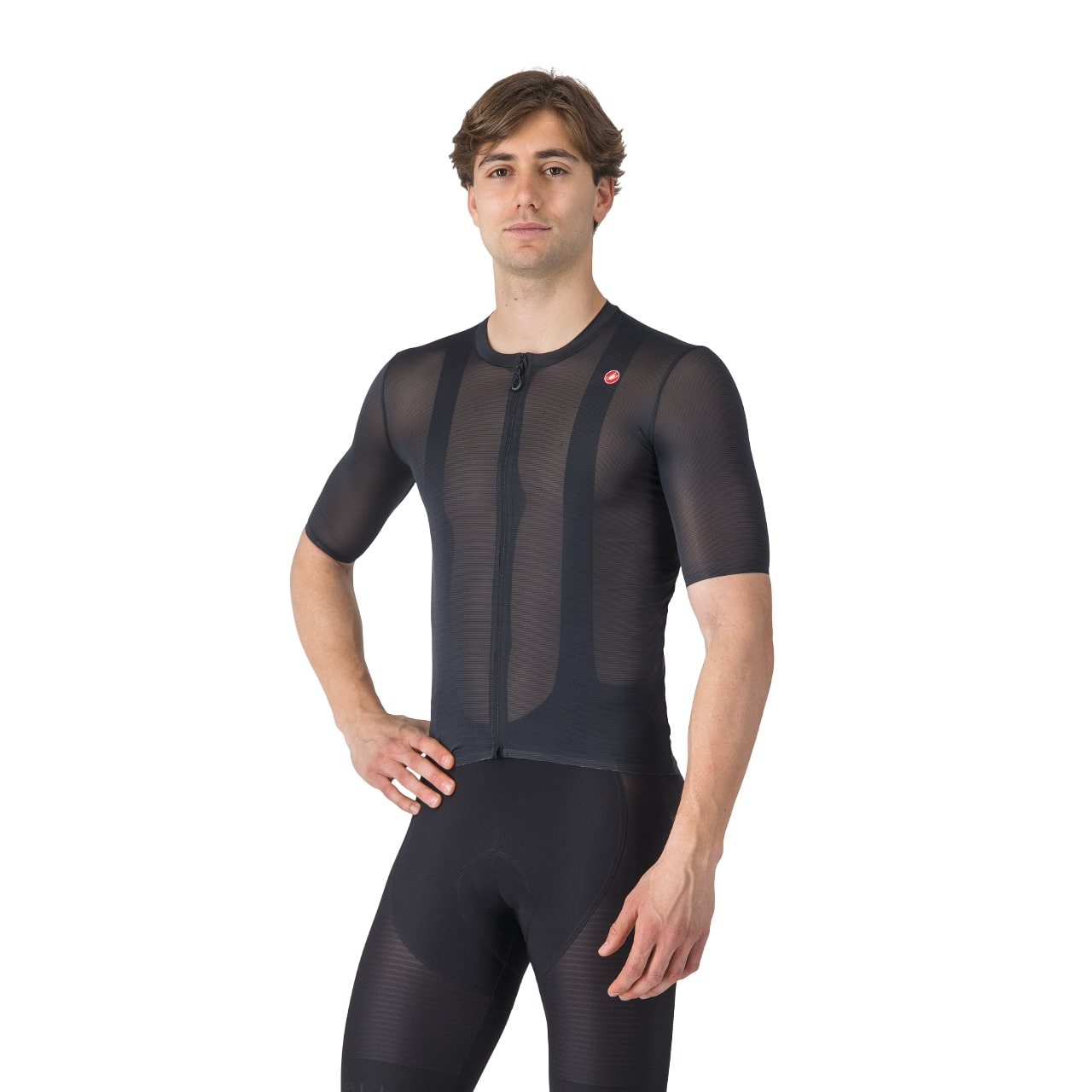 Castelli superleggera a/c jersey fietsshirt korte mouw zwart heren