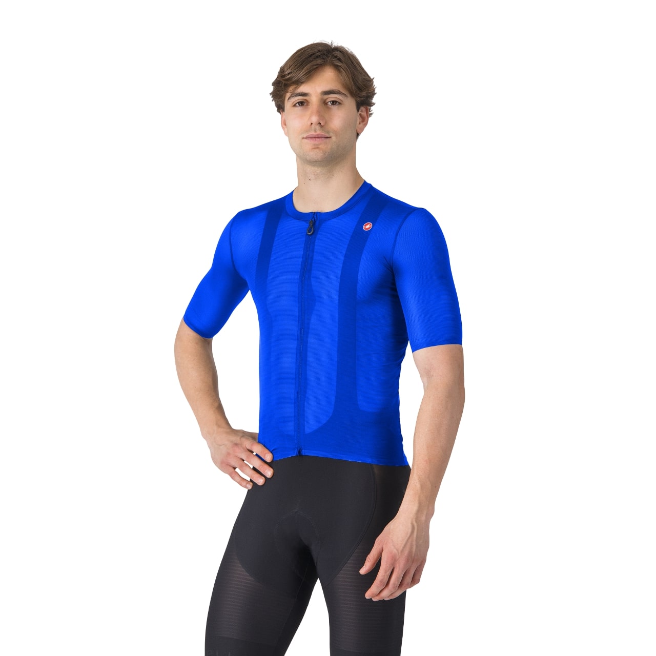 Castelli superleggera a/c jersey fietsshirt korte mouw blauw heren