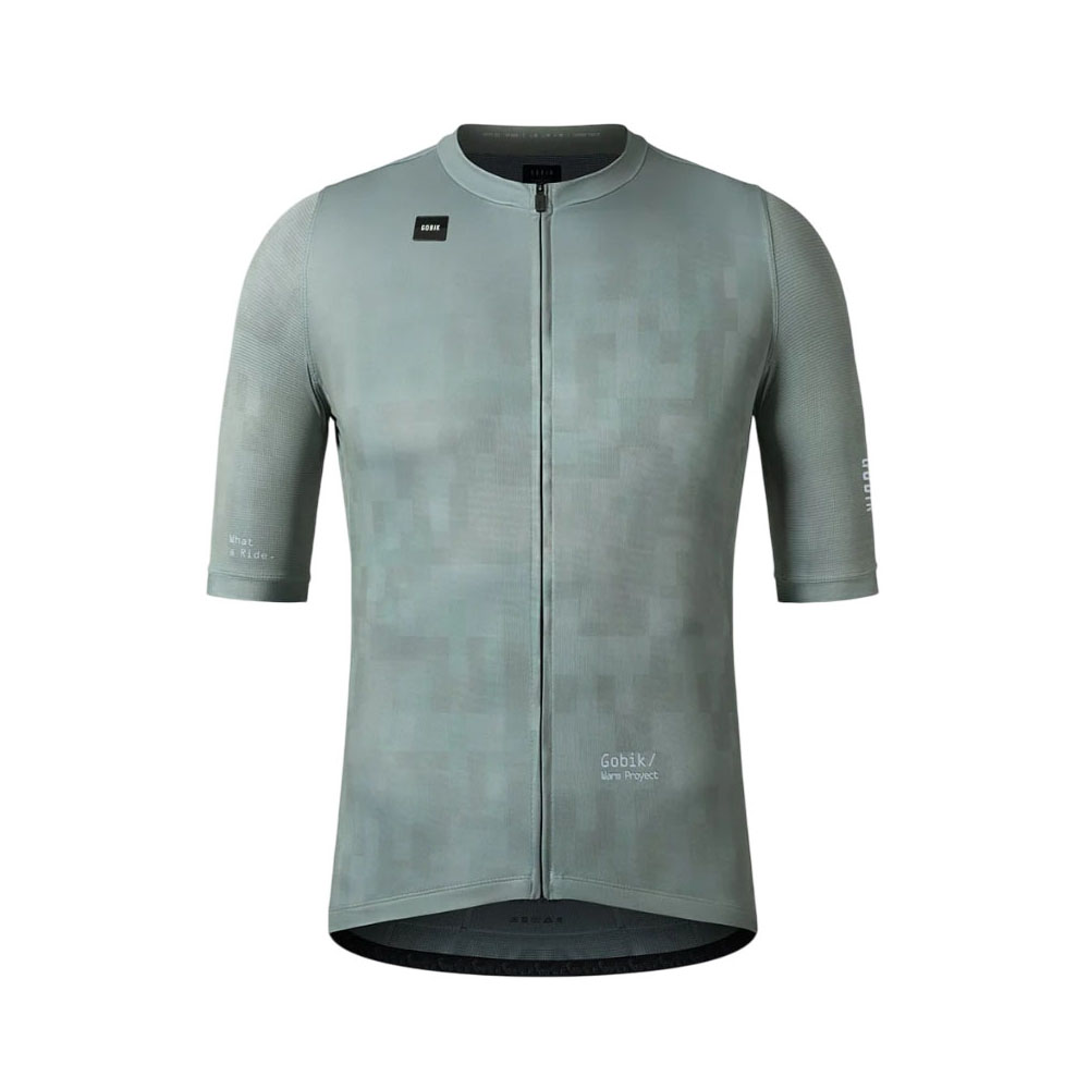 Gobik Stark fietsshirt korte mouw cedar check heren