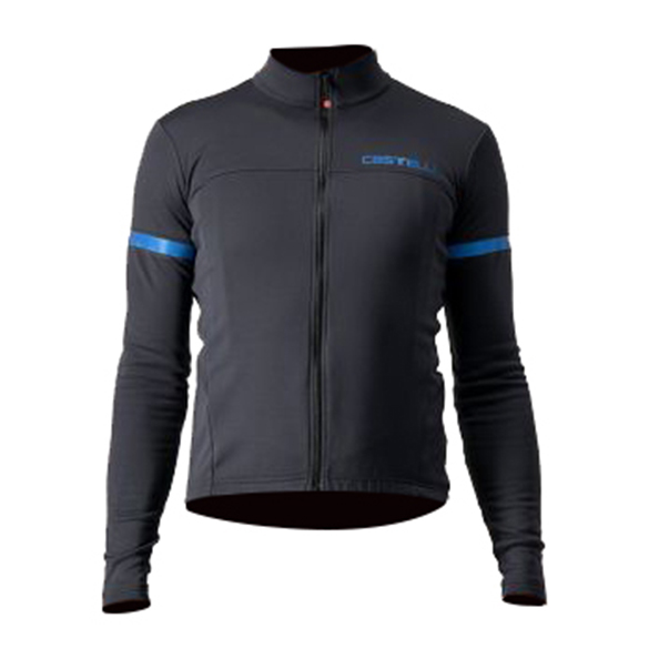 Castelli Fondo 2 lange mouw fietsshirt zwart heren