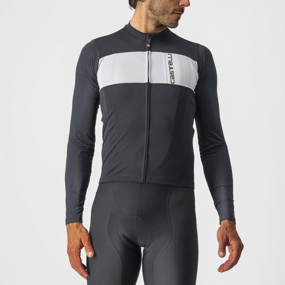 Castelli Prologo 7 fietsshirt lange mouw zwart heren
