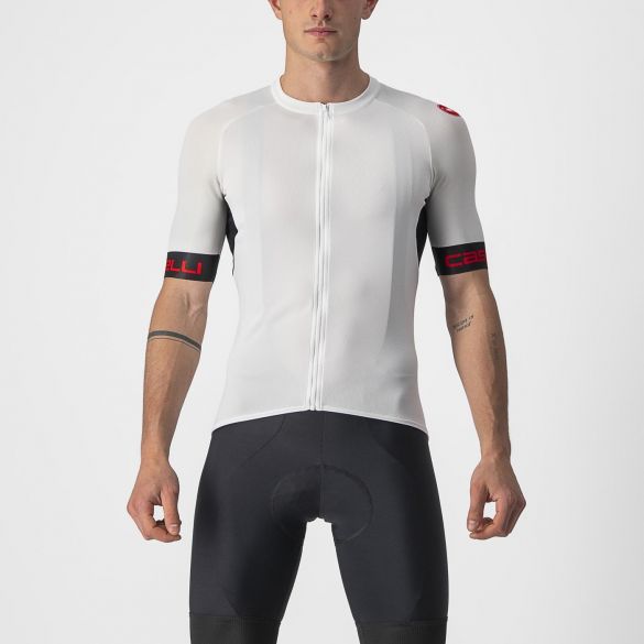 Castelli Entrata VI korte mouw fietsshirt wit heren