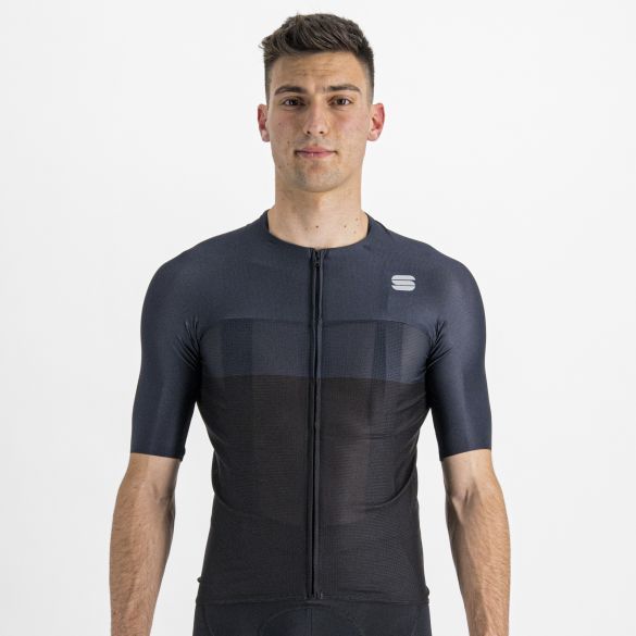 Sportful Light Pro fietsshirt korte mouw fietsshirt zwart/blauw heren