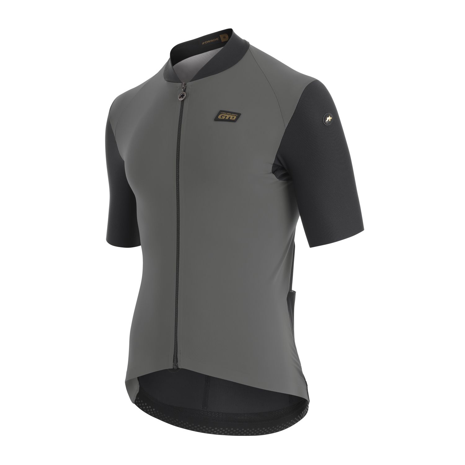 Assos Mille GTO C2 fietsshirt korte mouw grijs/zwart heren