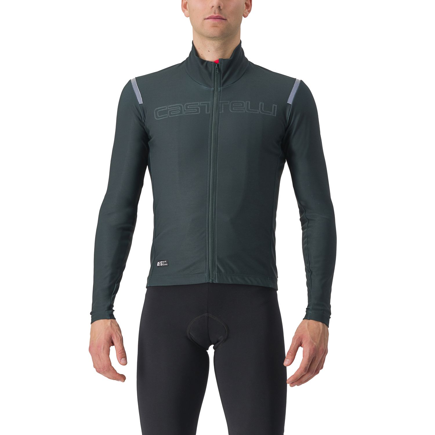 Castelli tutto nano RoS fietsshirt lange mouw donkergroen heren