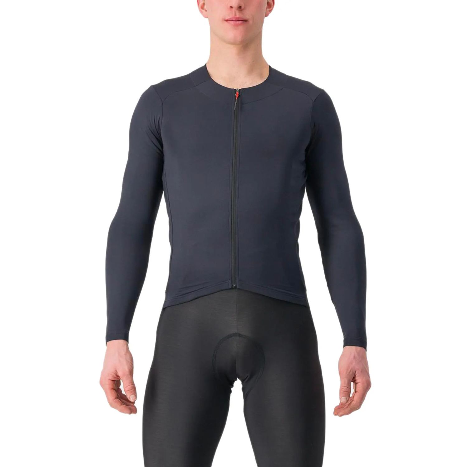 Castelli Fly Jersey lange mouw zwart heren
