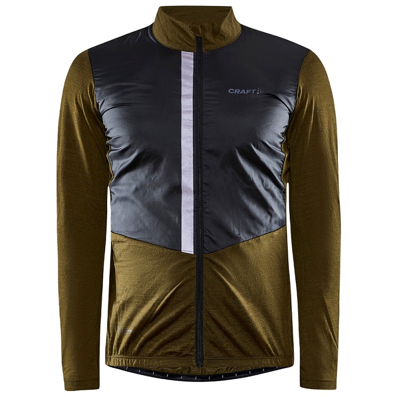 Craft ADV Bike Subz Wool Jersey lange mouw botanic black heren