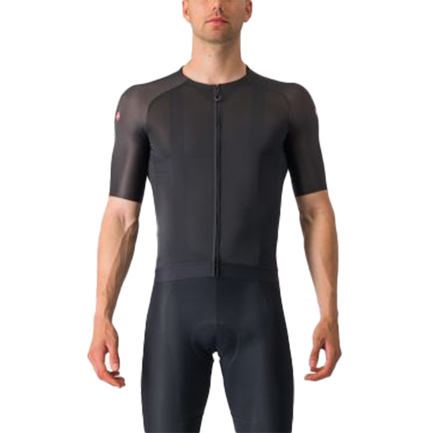 Castelli Aero Race 7.0 fietsshirt korte mouw zwart heren