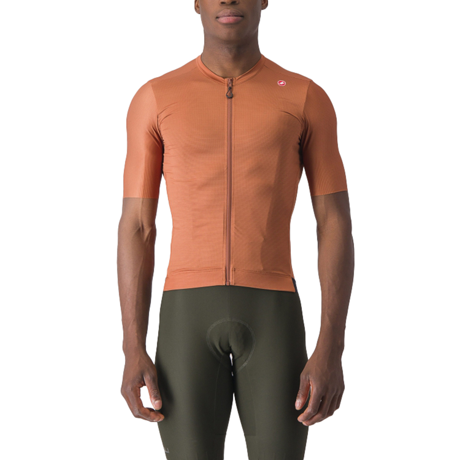 Castelli Espresso fietsshirt korte mouw bruin heren