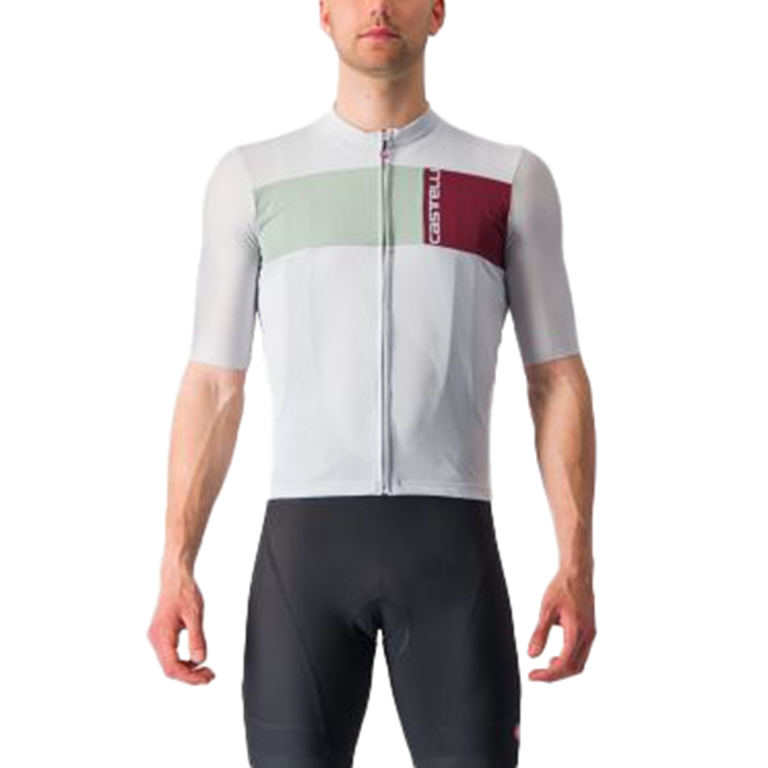 Castelli Prologo 7 fietsshirt korte mouw grijs heren