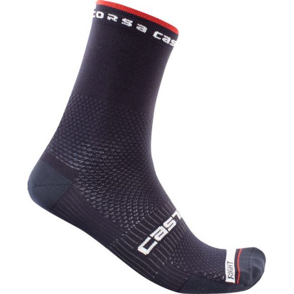Castelli Rosso corsa 15 fietssokken blauw heren