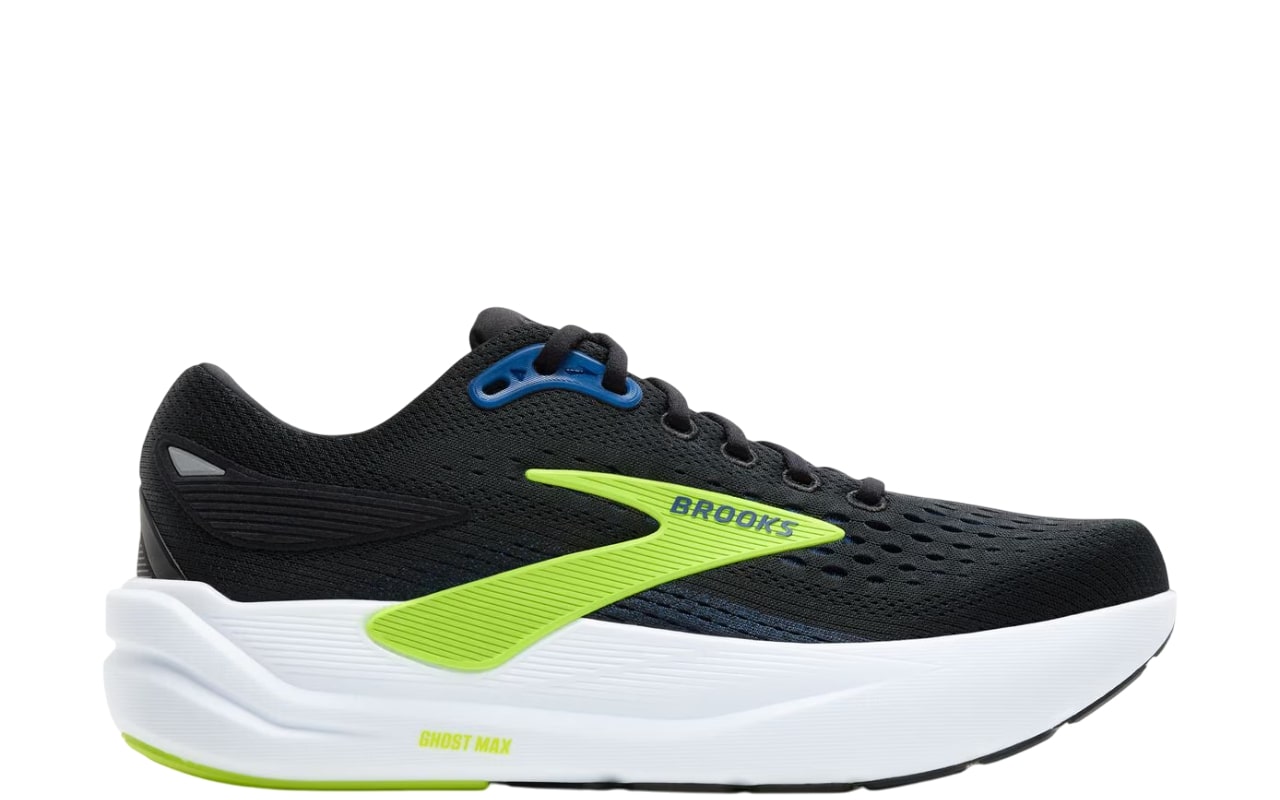 Brooks Ghost Max 3 hardloopschoenen black/navy/acid lime heren