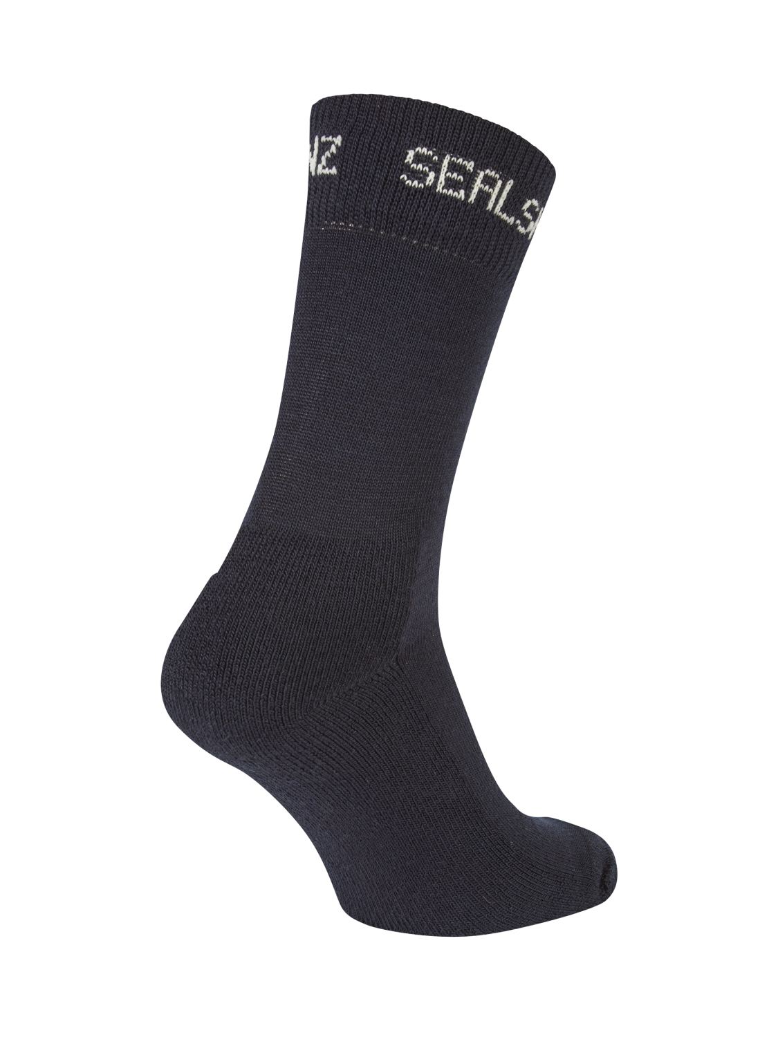 SealSkinz Suffield Solo Merino fietssok navy unisex