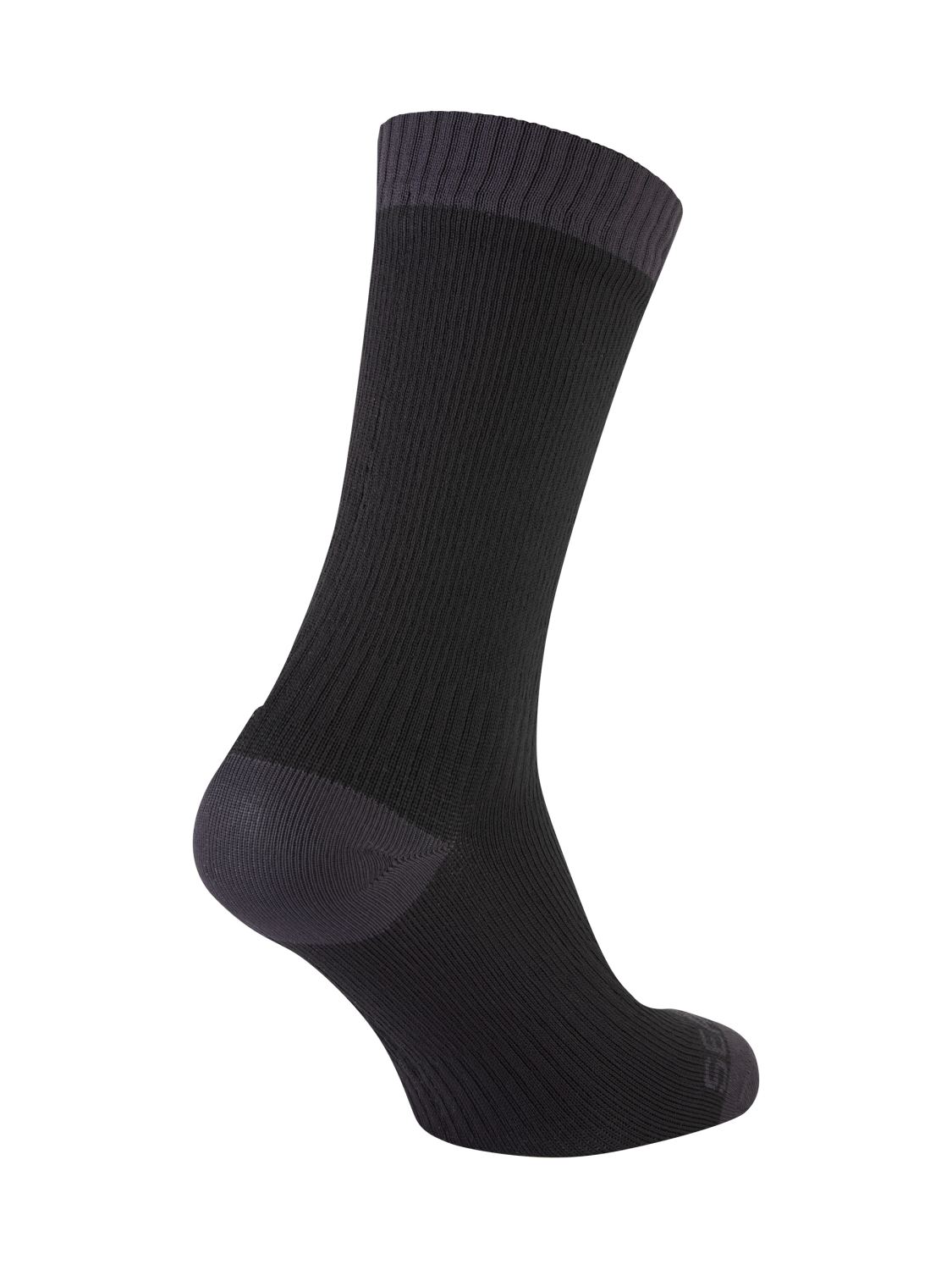 SealSkinz Wiveton waterproof mid length fietssok zwart unisex