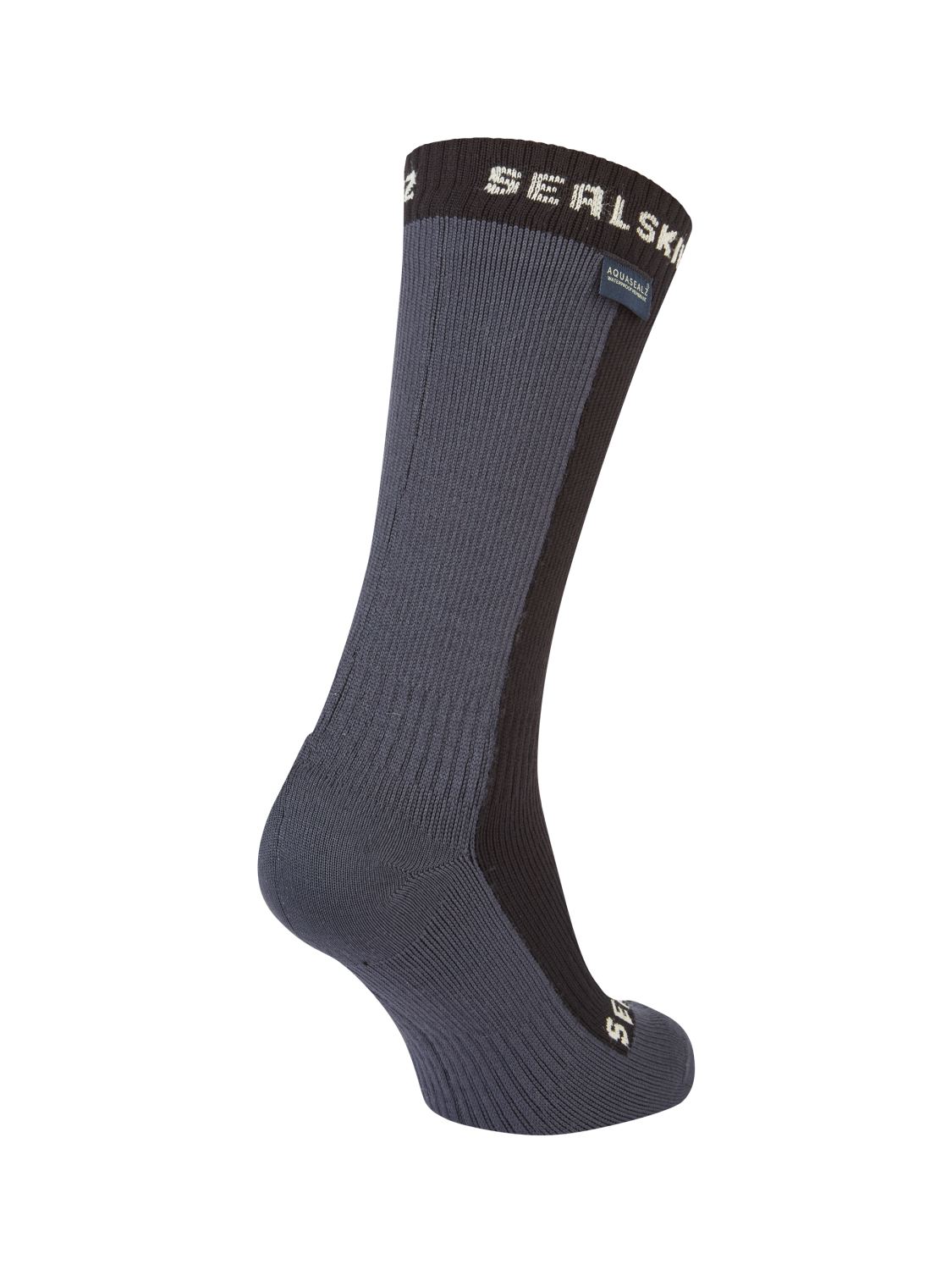 SealSkinz starston waterproof mid length fietssok zwart unisex