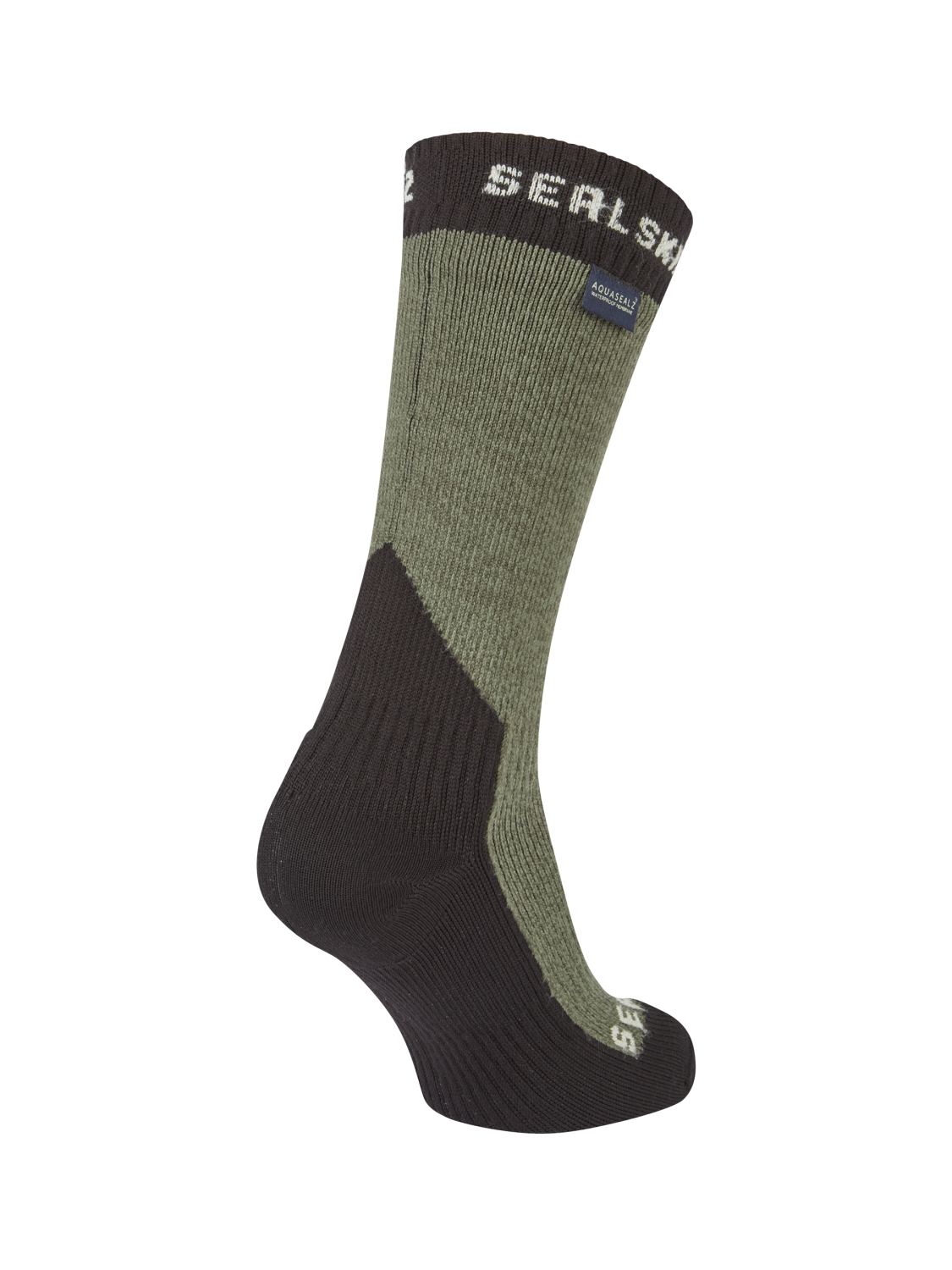 SealSkinz Stanfield Extreme cold weather mid fietssok olive unisex