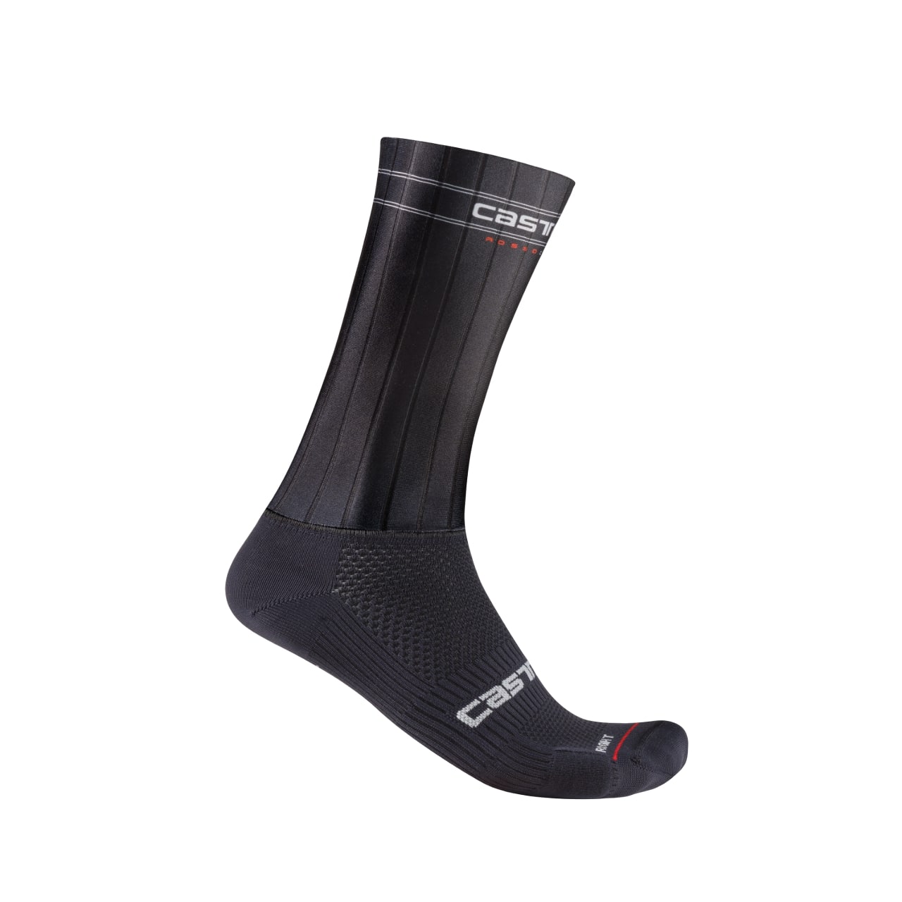 Castelli fast feet 3 sock zwart unisex