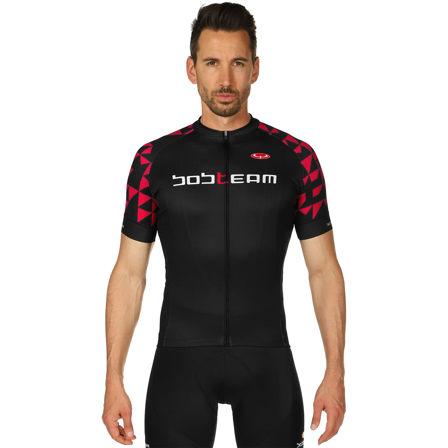 Bobteam Fiets shirt,  Shirt met korte mouwen Les Alpes fietsshirt met korte