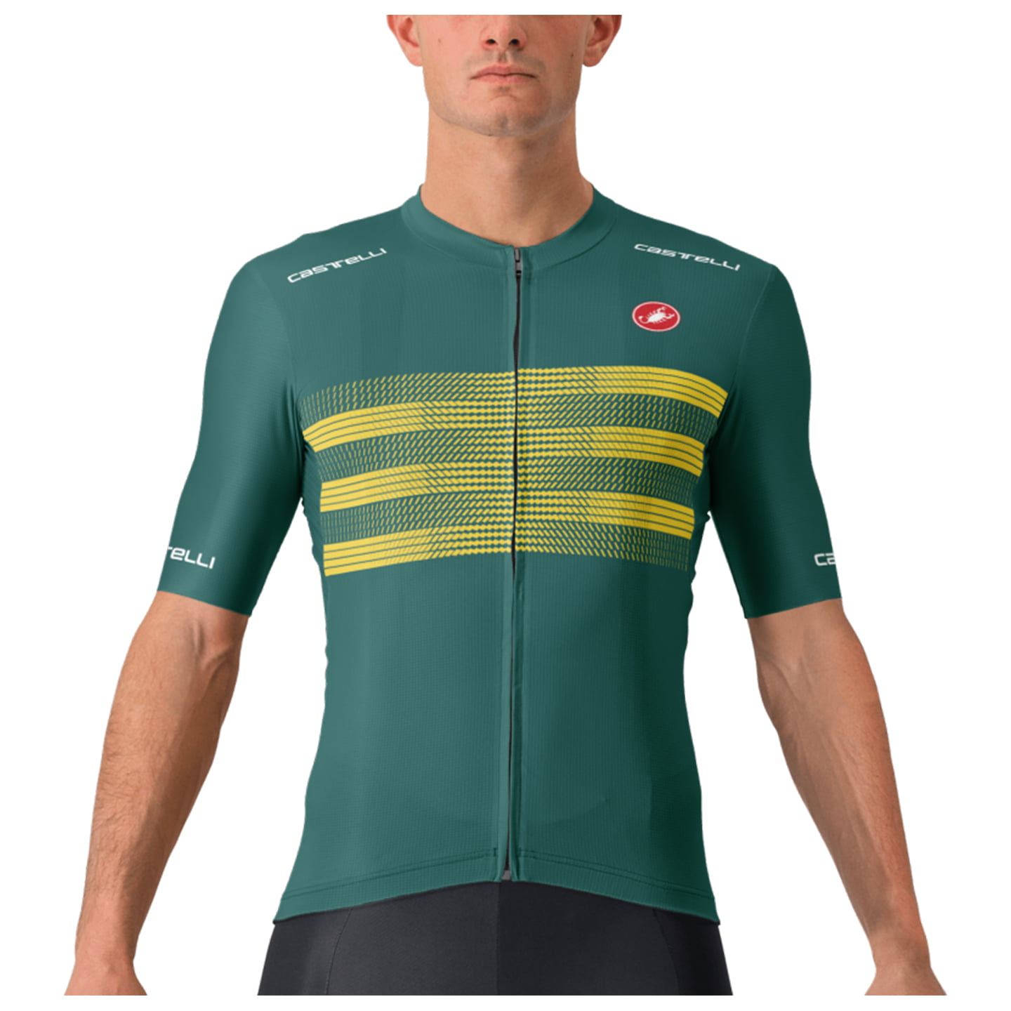 Castelli trui korte mouw Country Collection Australië fietsshirt met korte
