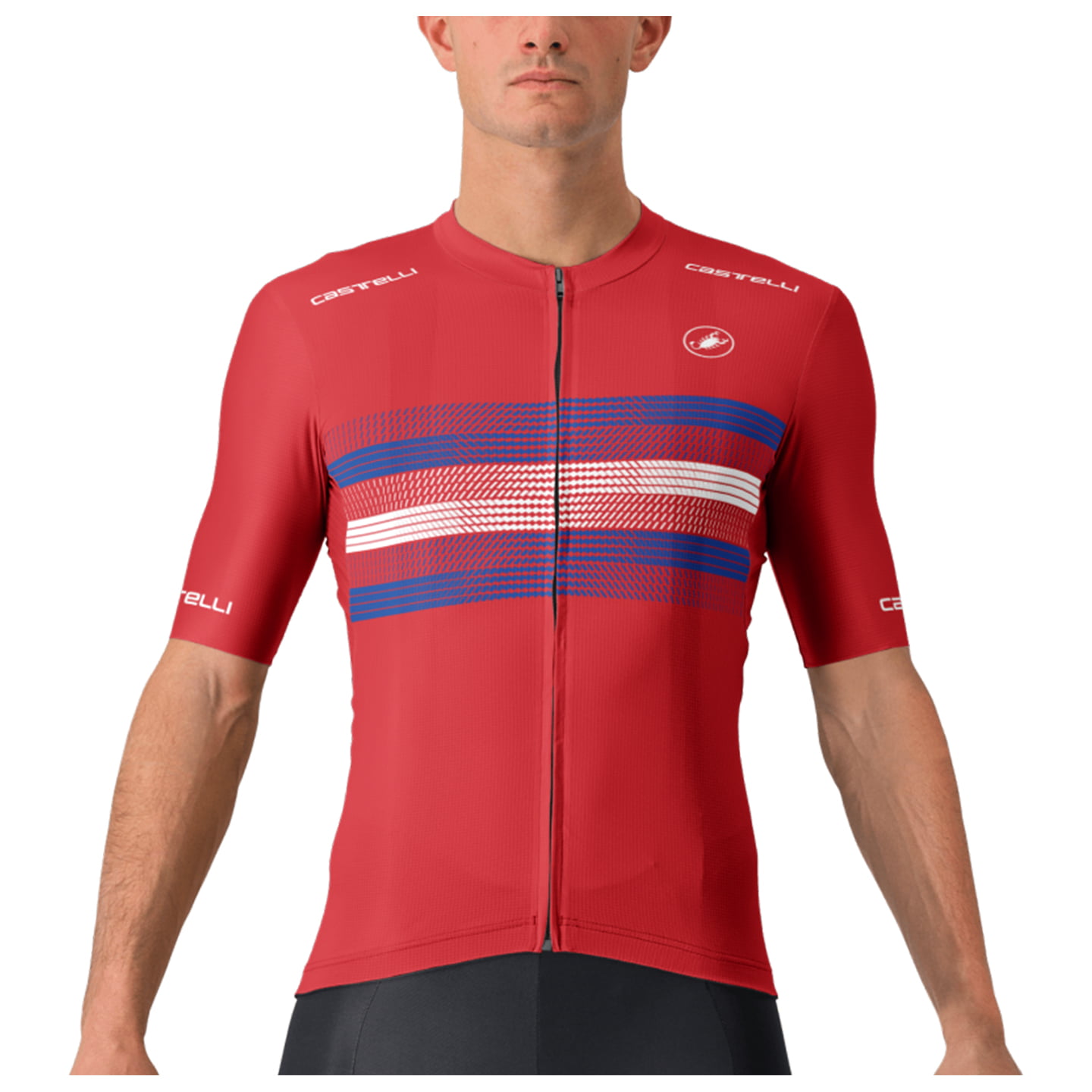 Castelli trui korte mouw Country Collection Noorwegen fietsshirt met korte