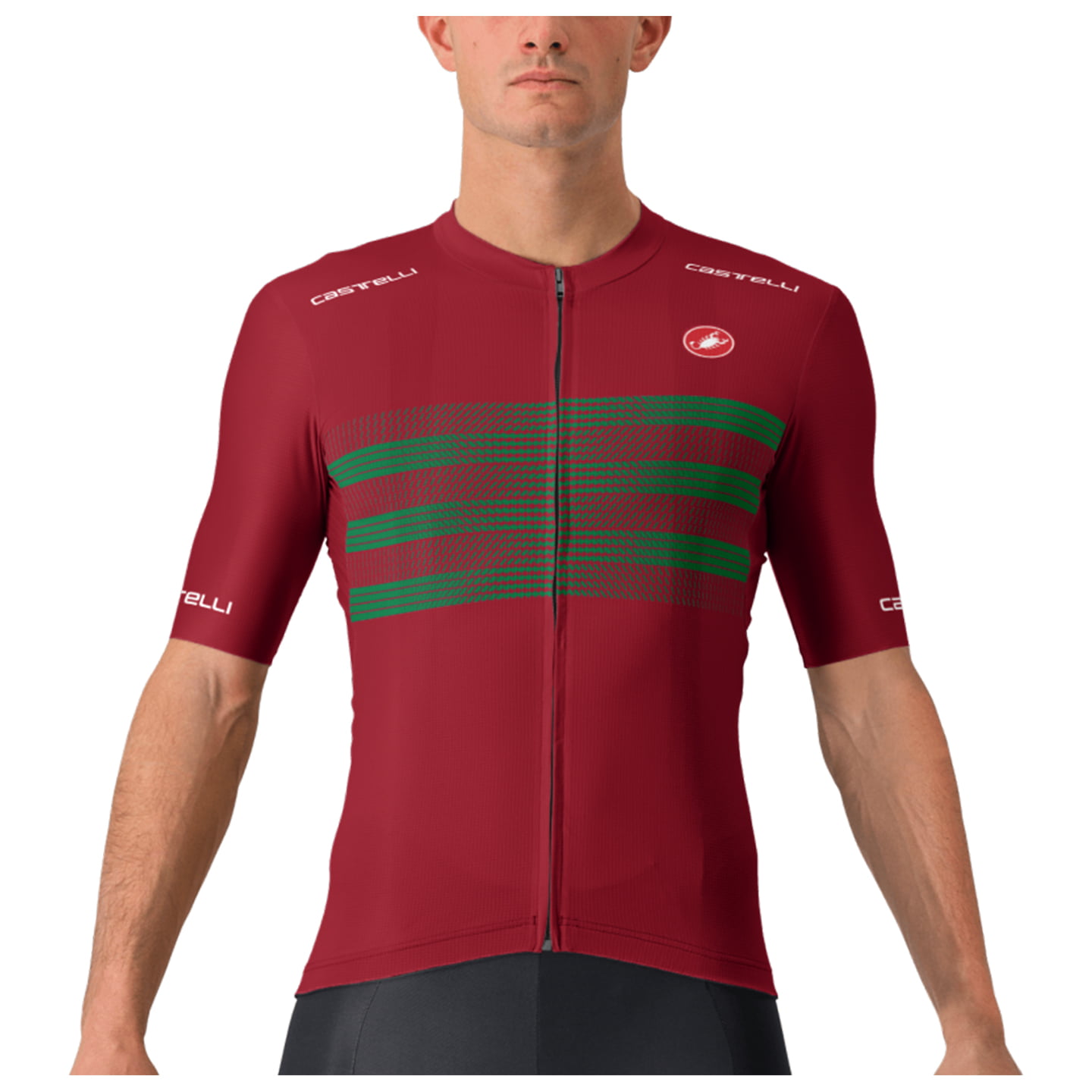Castelli trui korte mouw Country Collection Portugal fietsshirt met korte