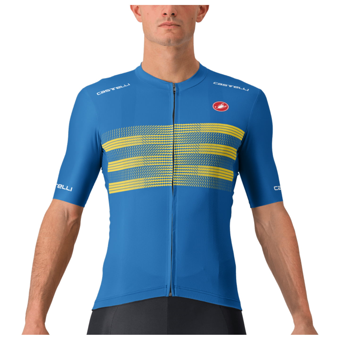 Castelli trui korte mouw Country Collection Zweden fietsshirt met korte mouwen,