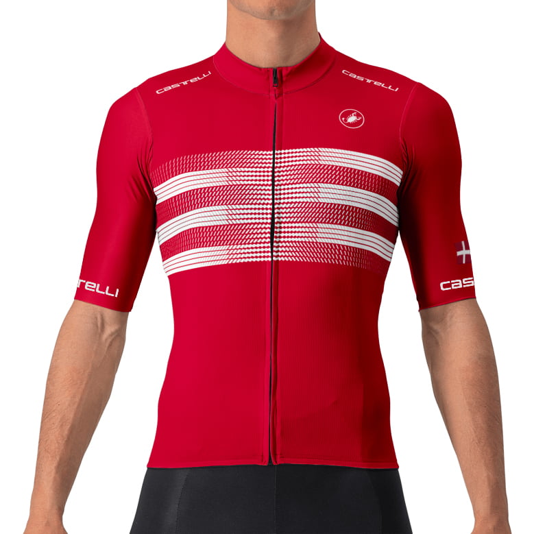 Castelli Country-Collection Denemarken fietsshirt met korte mouwen, voor heren,