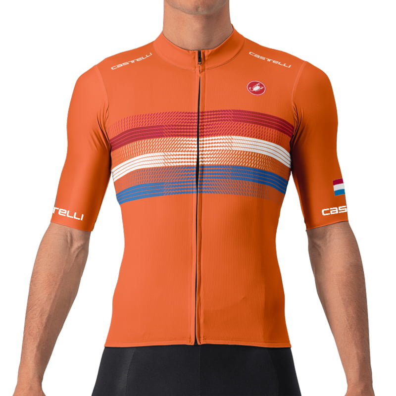 Castelli Country-Collection Nederland fietsshirt met korte mouwen, voor heren,