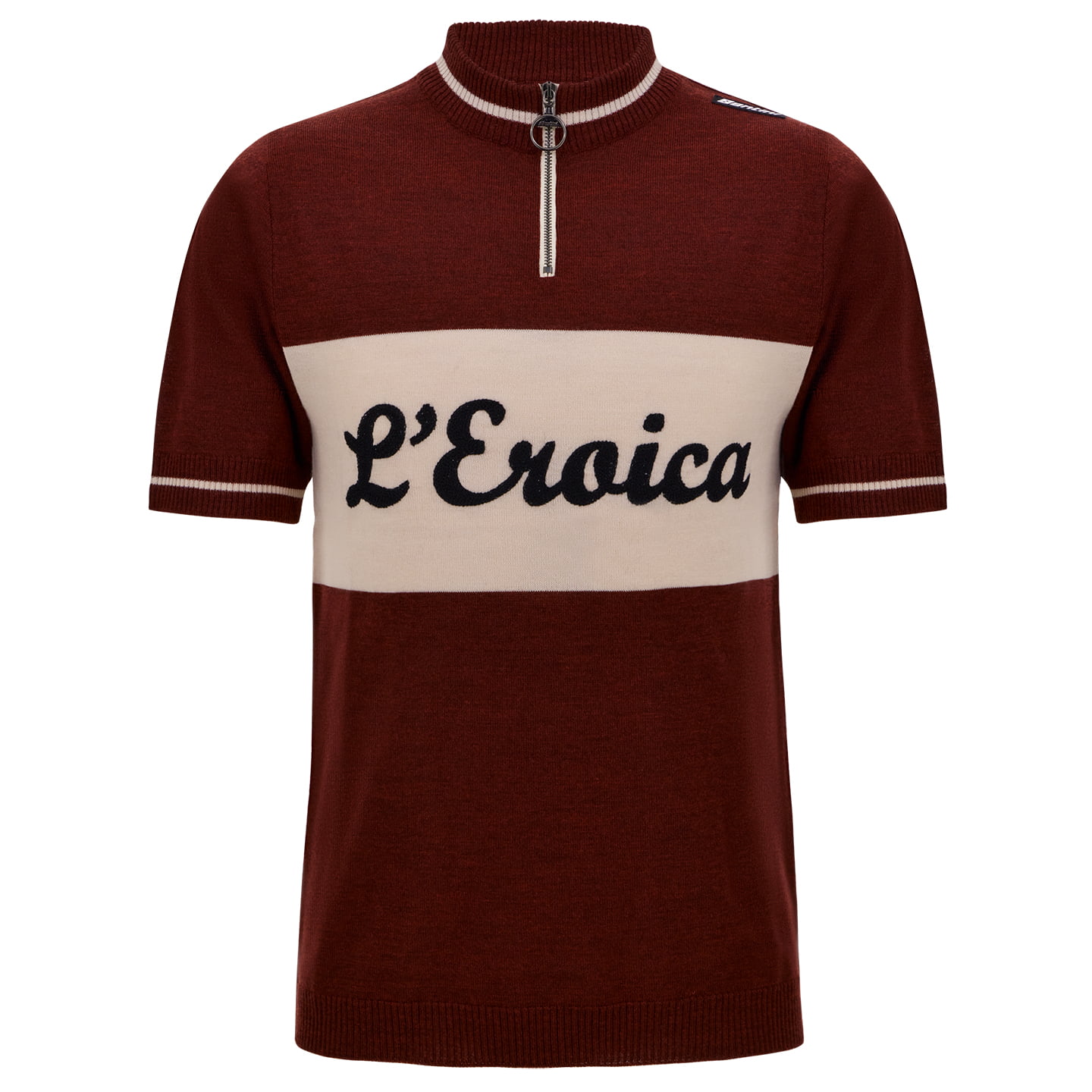 Santini Eroica Vino fietsshirt met korte mouwen, voor heren