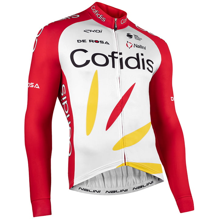 Nalini COFIDIS Shirt met lange mouwen 2021 fietsshirt met lange mouwen, voor heren,