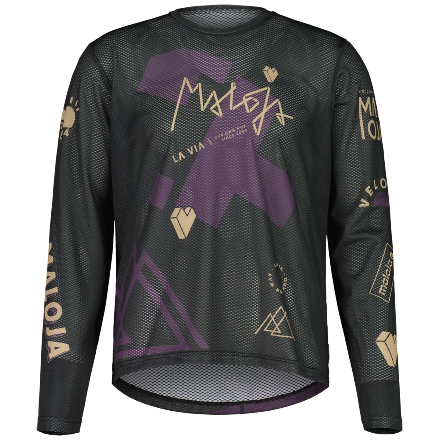 Maloja bike-shirt met lange mouwen WeißenbergM. bikeshirt, voor heren