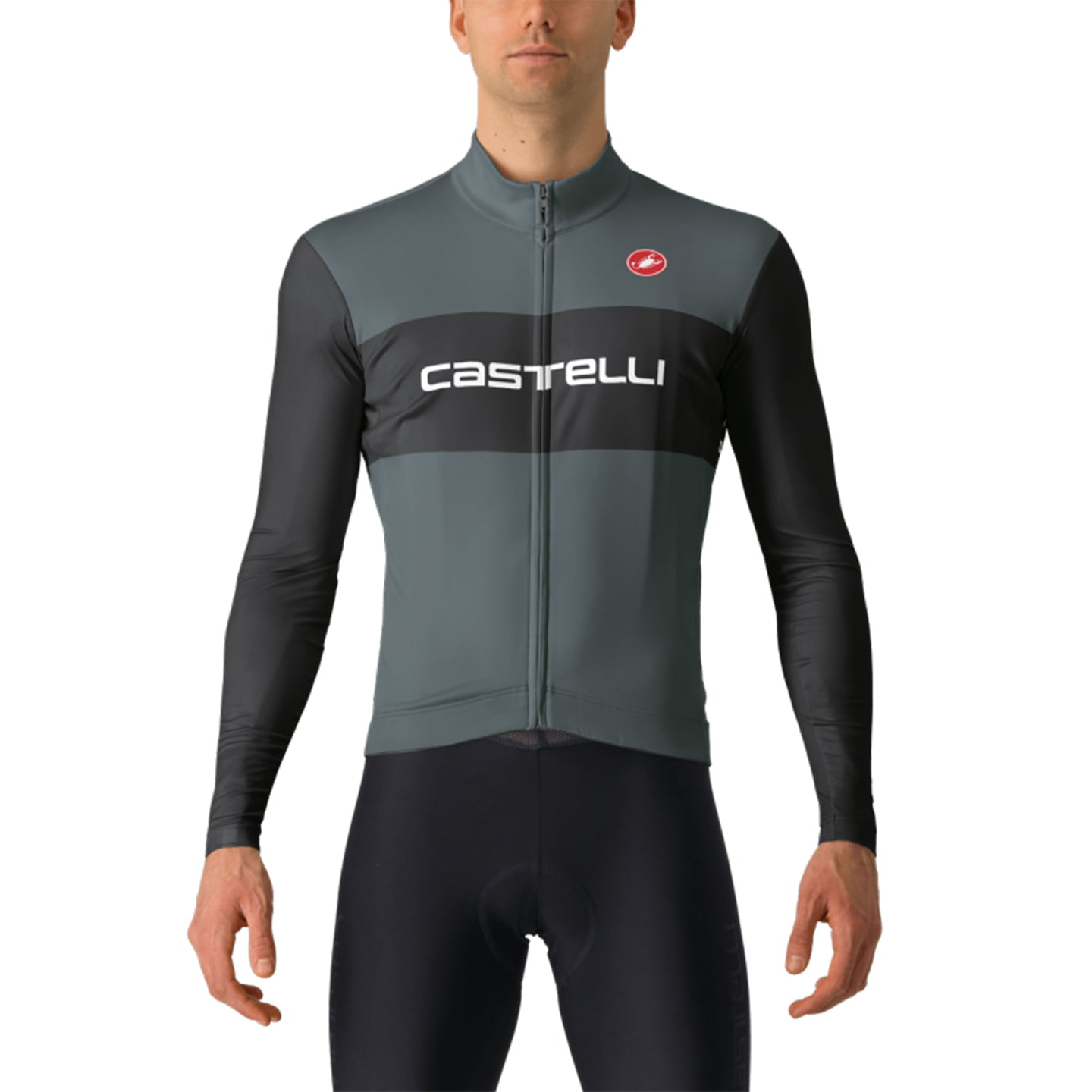 Castelli Fan Block fietsshirt met lange mouwen, voor heren
