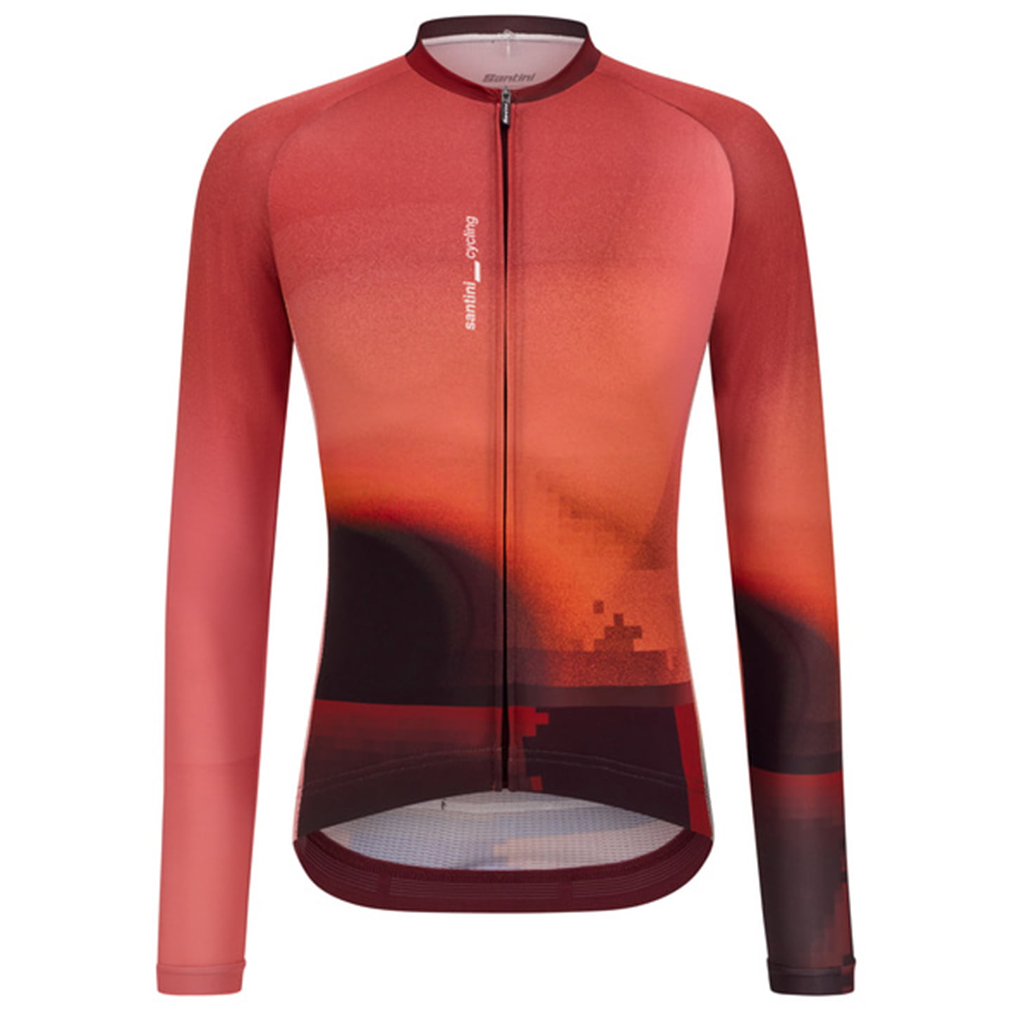 Santini Luce fietsshirt met lange mouwen, voor heren