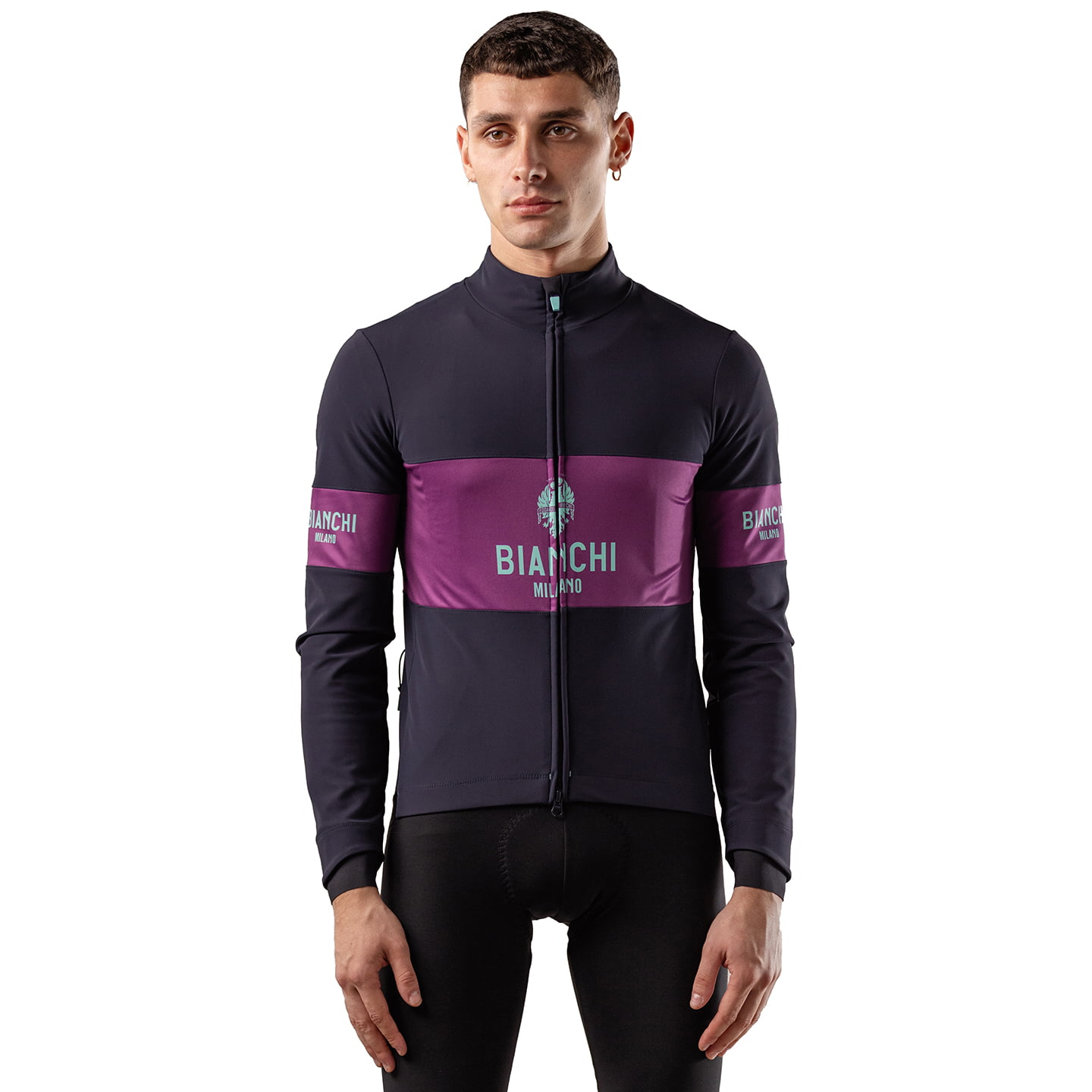 Bianchi Milano Remastered fietsshirt met lange mouwen, voor heren