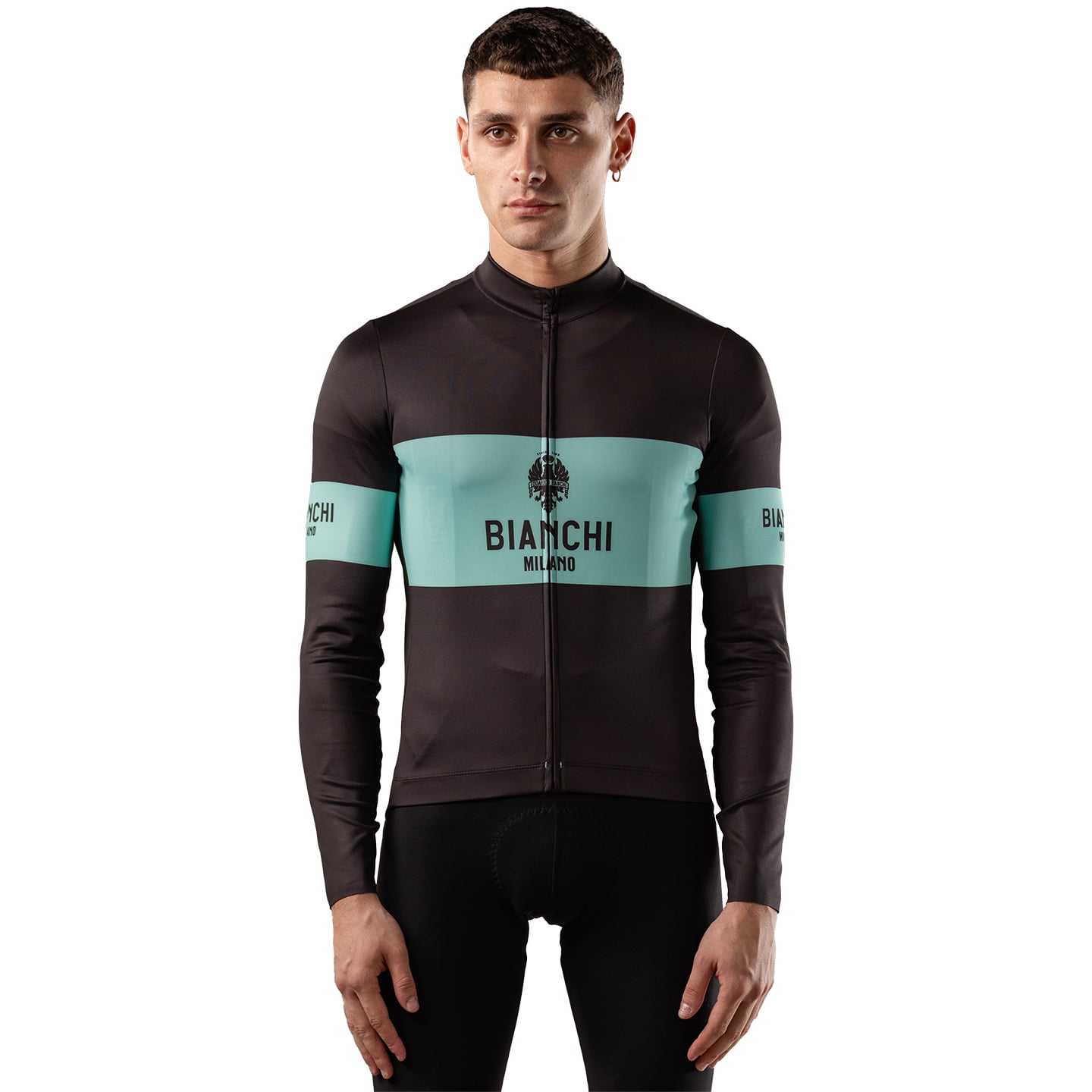 Bianchi Milano Remastered fietsshirt met lange mouwen, voor heren