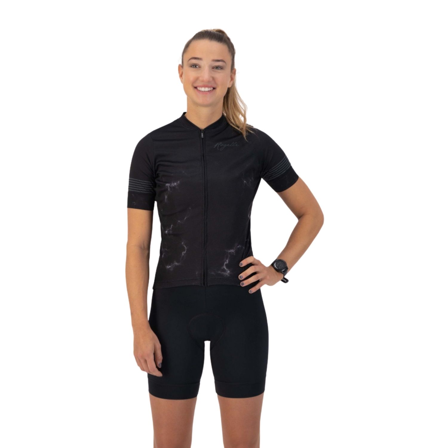 Rogelli Marble Korte Mouw Fietsshirt Dames 2XL/44