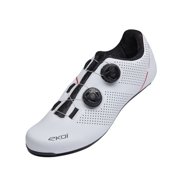 Ekoï Wielrenschoenen EKOI Perf ROAD CARBON TECH Wit