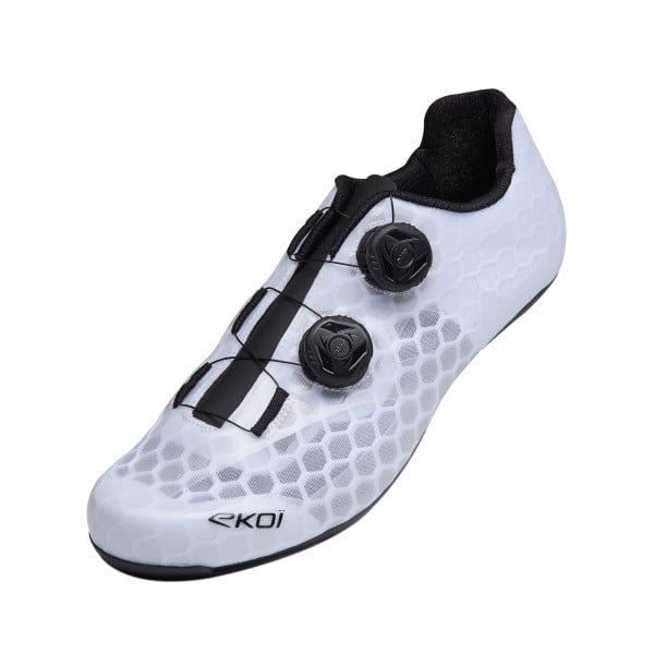 Ekoï Wielrenschoenen EKOI Perf ROAD CARBON TECH LIGHT Wit
