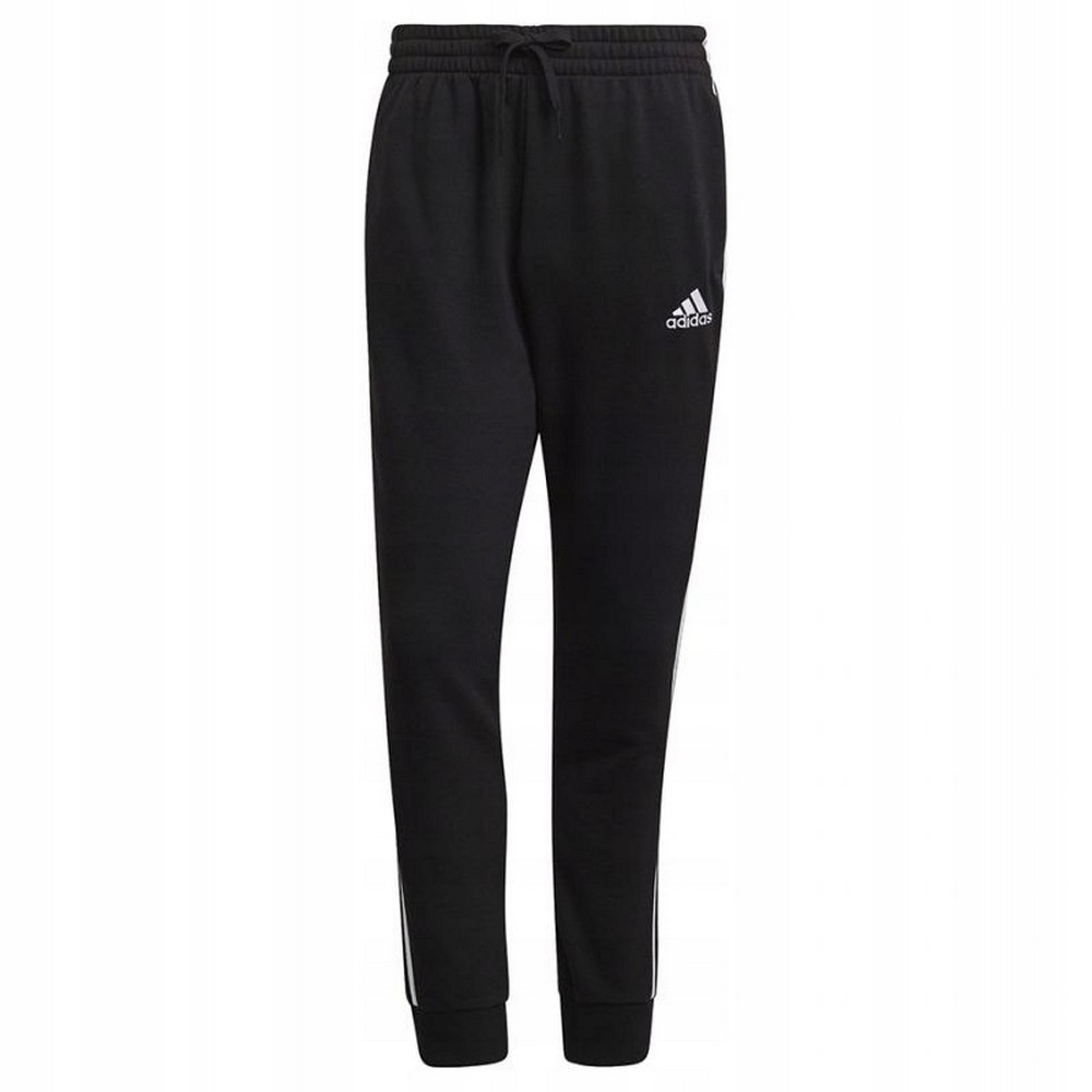 Adidas Heren essentials fleece 3 strepen tapered leg joggingbroek