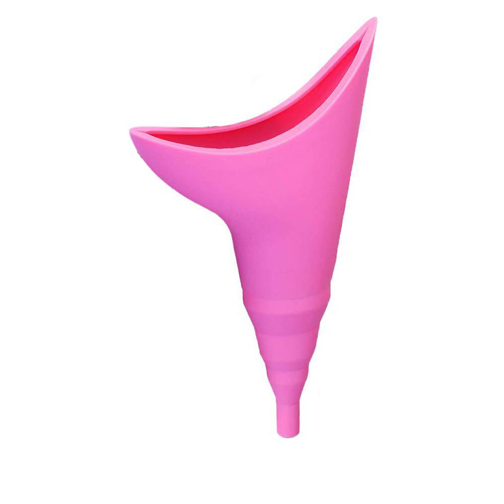 Dopamine Home Vrouwelijk urinoir Reisplassenapparaat en plastrechter voor zwangerschap Vrouwen Kamperen Wandelen Buiten roze